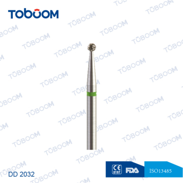 Diamond burs for dental use of HP shank