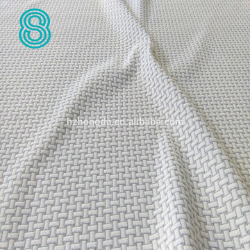 2016 new design jacquard knitted fabric for foam mattress