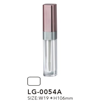 Square lipgloss tube