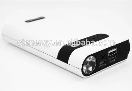 mini type powerizer jump starter/ rechargeable car jump starter 8800mah 12v