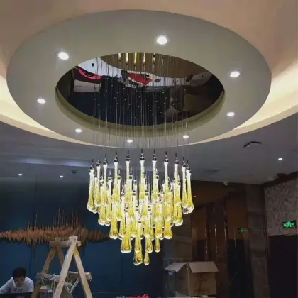 Chinese K9 Crystal Chandeliers: Asfour/Egypt Crystal Modern Pendant Lighting
