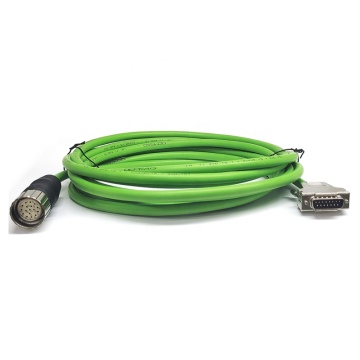 M23 signal servo motor connector plug to D-SUB
