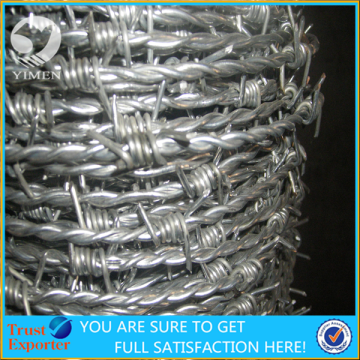 high quality galvanized barbed wire / PVC barbed wire
