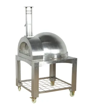 Best sales stainless steel clay  pizza oven  charcoal   smoker grill single  layer insulation