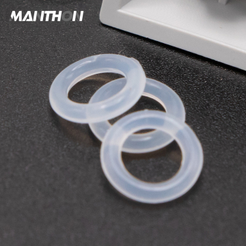 أبيض السيليكون O-Ring Ringerers 120pcs/bag 0.31inch القطر الخارجي