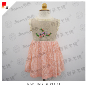 New Design Hand Embroidered Kids Dress