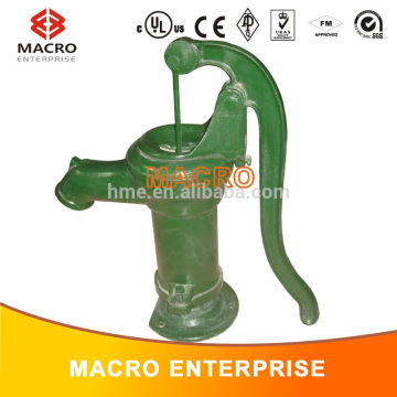 cast iron garden well red epoxy water hand pump