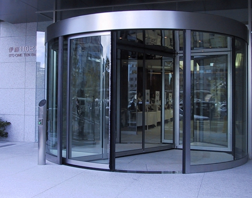 Two-wing Automatic Revolving Doors for Company Entrances