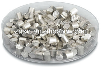 Mg pellet 99.99% High purity Magnesium pieces 99.99