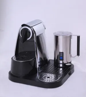 Dual Function Capsule Coffee Machine with Milk Frother