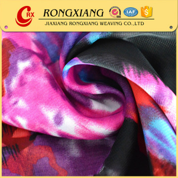 China Manufacturer Beautiful polyester chiffon imitation silk fabric