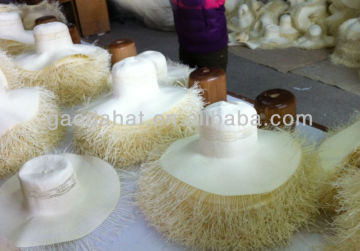 White Paper Hat Body Bangora Wholesale SHW218-27K