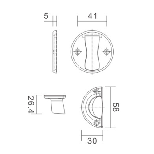 Стопок дверей без буровых дверей.