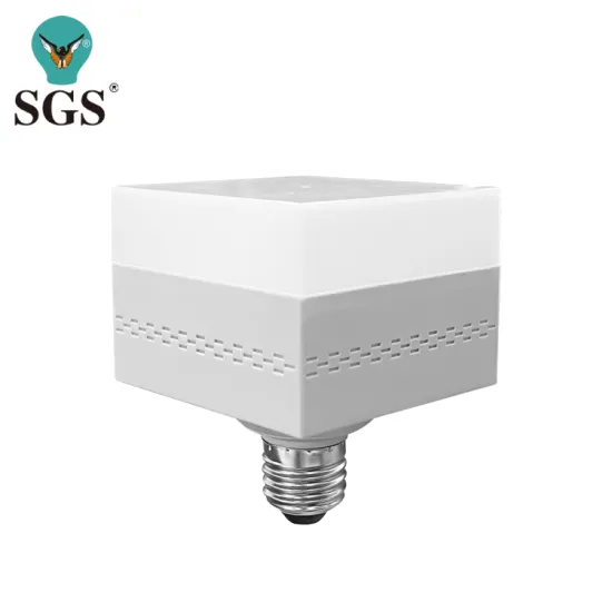SGS Certified Long Life Square Type E27 B22 3000-10000K LED Bulb with Aluminum Housing - Raw Material E27 LED Bulb