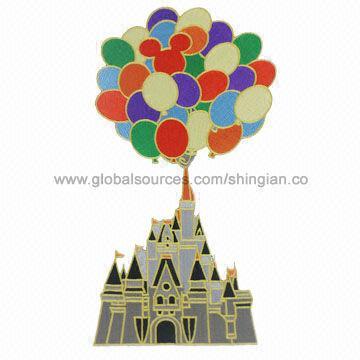 Embroidered Patches with Fashionable Castle Design