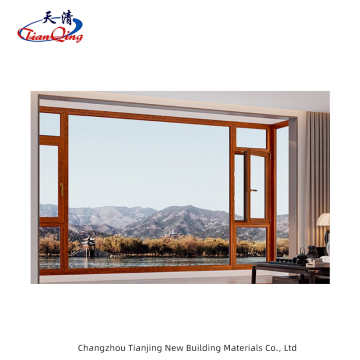 Natural Wood Aluminum Clad Frame