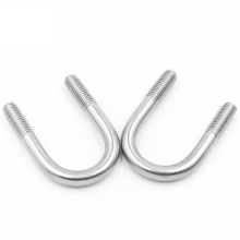U-shaped bolt saddle pipe clamp