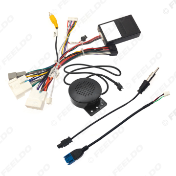 16Pin Netzkabel Kabelbaumadapter mit Canbus Box für Renault Captur/Dacia 2017 Head Unit Installation