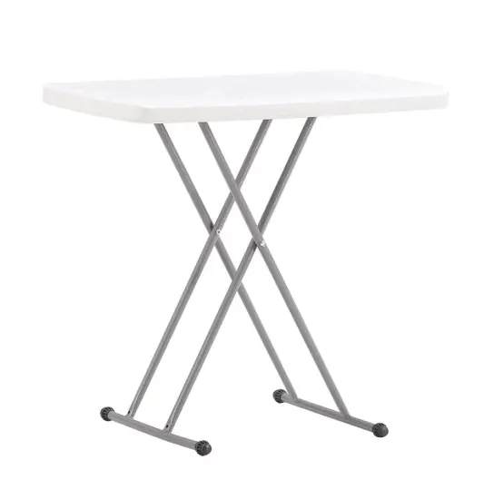 2.5ft Children's Desk: Portable Plastic Folding Study Table and Chair Set