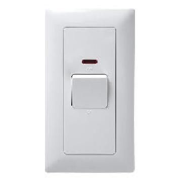 45A/250V 1-gang DP Switch with Neon, 146 Type