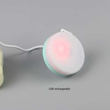 USB Rechargeable Dimmable LED Night Light with 3M Sticker and Magnet Mounting Option