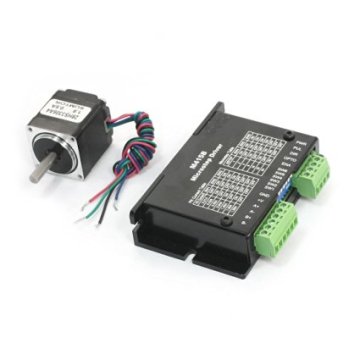 NEMA11 Miniature Stepper Motor with Worm Gearing, 1.8°, 28mm, 0.35A, 4 Wires, 0.4KG.CM Torque