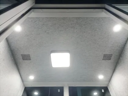 Professional soundproofing audio recording room