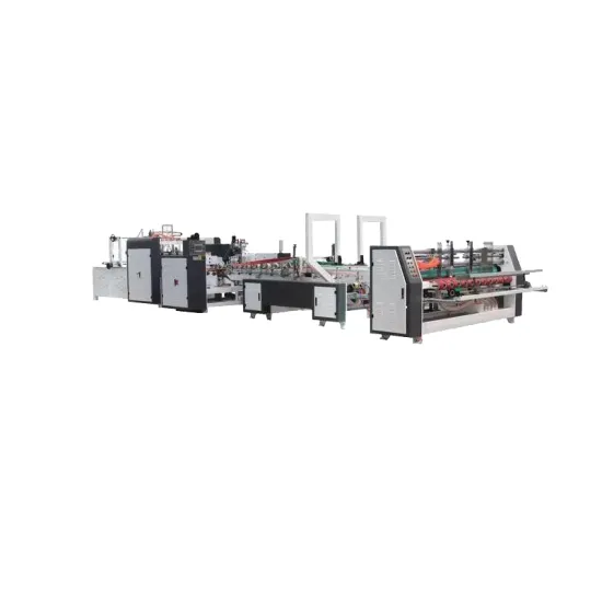 High-Speed Corrugated Cardboard Box Folding, Stitching, and Stapling Machine