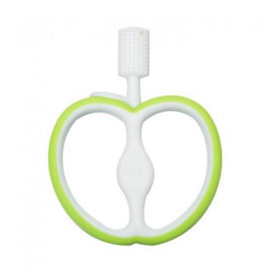 Apple Shape Baby Silicone Training Toothbrush