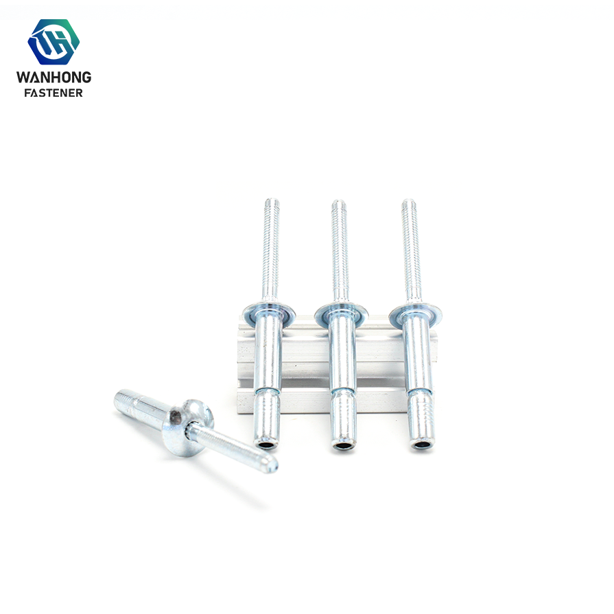 Rivets aveugles fraisés de type coupelle pour la fixation industrielle