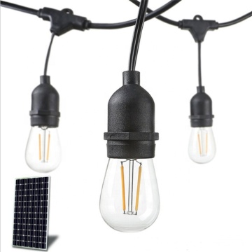 Iluminación de cadena de alta eficiencia con energía solar