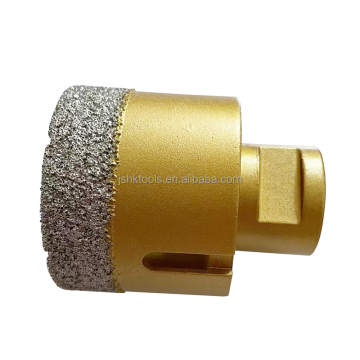 เครื่องดูดฝุ่นมืออาชีพ Brazed M14 Diamond Core Drill Bits สำหรับกระเบื้องพอร์ซเลนและการก่ออิฐ