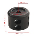 Black Universal Rubber Winch Cable Hook Stopper Line Saver for Cable Hook Stopper for Jeep KFI ATV UTV ATV-SCHS