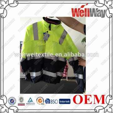300D Oxford body padding two tone work PILOT HIVIS JACKET