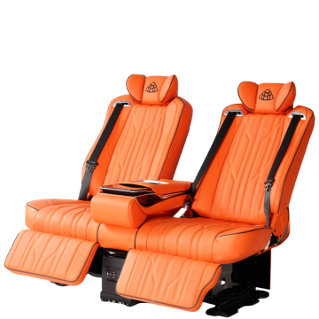 KIMSSY Luxury Car Seat Upholstery with Touch Screen & Cup Holder for Vito/Vclass/Metris/Sprinter