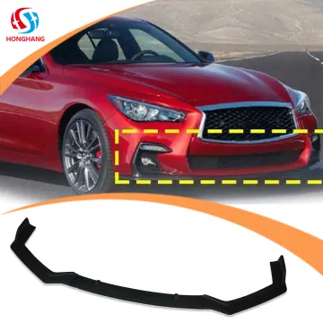 Gloss Black Front Lip Spoiler for INFINITI Q50 2018-2020