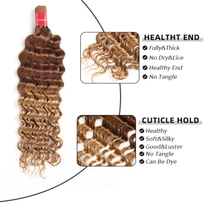 Raw Bulk Curly Hair Bulk Curly Indian Human Hair