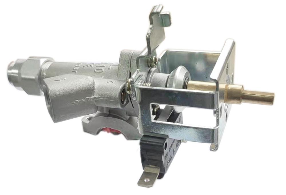 Core adjustable safety valve with micro switch
