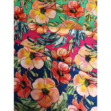 Hand-draw Rayon Challis 30S Light Printing Fabric