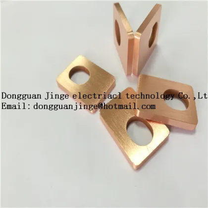 Electronic components copper bar purple