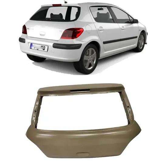 OEM Replacement Auto Metal Tailgate Lifting Door for Peugeot 307 Hatchback 2008