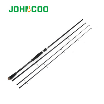 Johncoo κυνήγι μαύρες ράβδους αλιείας άνθρακα 2,7m-3,0m MH H Power 10-45g