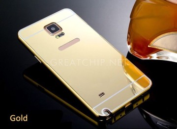 2016 ultra thin mirror cell phone cover case for samsung galaxy s5 metal bumper back cover case