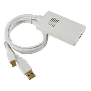 Mini Displayport USB Audio to HDMI Cable, Supports HDMI Resolution of Up to 1080p