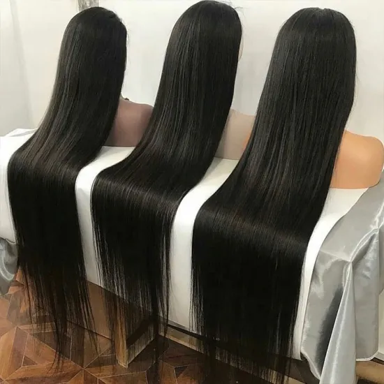 10 a Grade Virgin 100% Brazilian Bone Straight HD Lace Front Wig Cheap Glueless Full 360 Lace Frontal Women Raw Human Hair Wigs