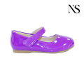 Sapatos elegantes roxos Mary Jane para crianças