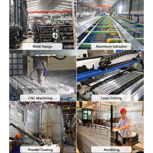 에어컨 출구에 대한 알루미늄 프로파일