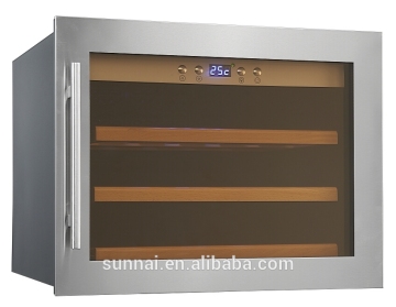 18 bottles single zone wine fridge