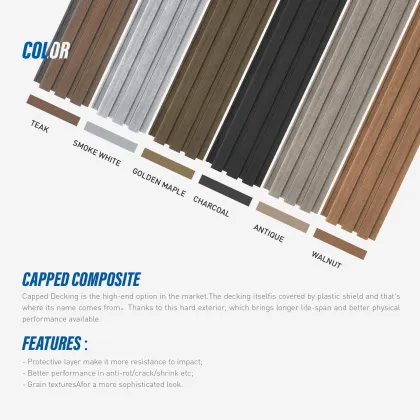 Modern Maple Color WPC Exterior Wall Cladding Panels - Factory Price