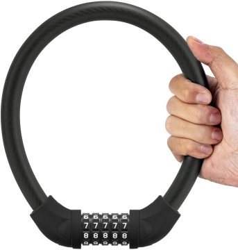5 Digit Resettable Combination Cable Lock for Bicycle